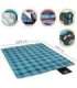 NC8002 BLUE CHEQUERED PICNIC MAT 250x200 PE ALU NILS CAMP