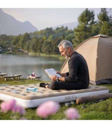 NC2801 CAMPING MATTRESS 191X73X22 CM BEIGE NILS CAMP