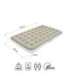NC2802 CAMPING MATTRESS 191X137X22 CM BEIGE NILS CAMP