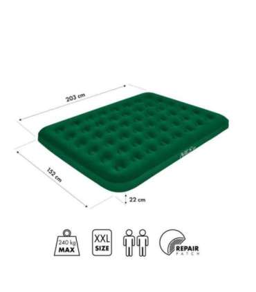 NC2803 CAMPING MATTRESS 203X152X22 CM GREEN NILS CAMP