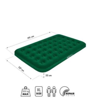 NC2802 CAMPING MATTRESS 191X137X22 CM GREEN NILS CAMP