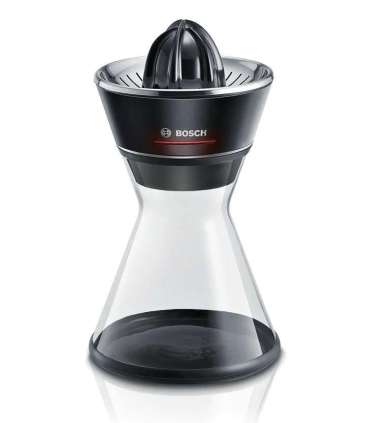 Bosch MCP72GPB citrus press Plastic, Stainless steel Black, Transparent