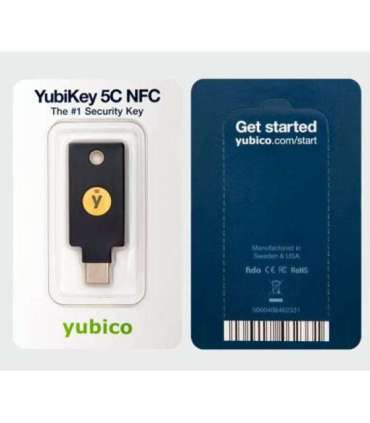 YUBICO YubiKey 5C NFC USB-C USBC Sicherheitsschlüssel (5060408462331)