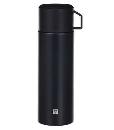 ZWILLING THERMO (39500-514-0) Thermo jug with a mug 1 liter Stainless steel Black