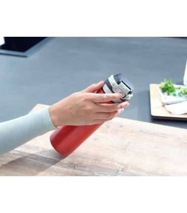 Leifheit 03273 travel mug 600 ml Black, Red Stainless steel