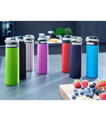 Leifheit 03275 travel mug 600 ml Black, Blue Stainless steel