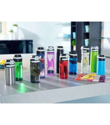 Leifheit 03277 travel mug 600 ml Black, Green Stainless steel