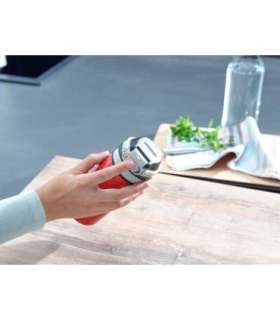 Leifheit 03245 travel mug 350 ml Black, Red Stainless steel