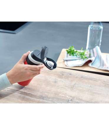 Leifheit 03245 travel mug 350 ml Black, Red Stainless steel