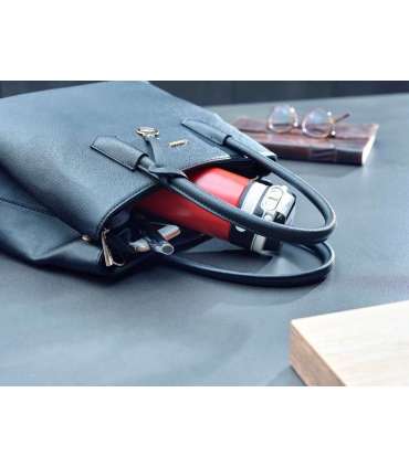 Leifheit 03245 travel mug 350 ml Black, Red Stainless steel