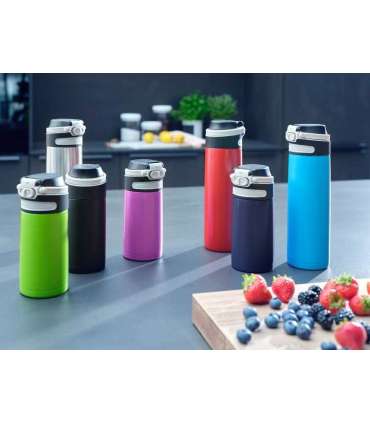 Leifheit 03245 travel mug 350 ml Black, Red Stainless steel