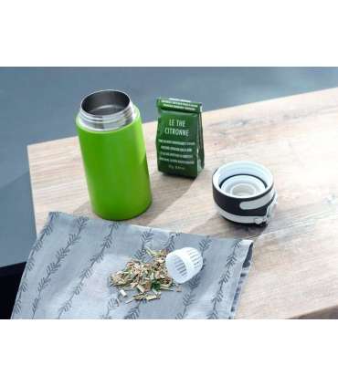 Leifheit 03249 travel mug 350 ml Black, Green Stainless steel