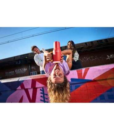 Thermal mug with telescopic straw Kambukka Rio Tumbler 950ml Pink Papaya