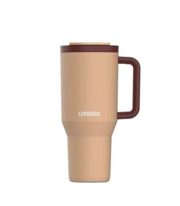 Thermal mug with telescopic straw Kambukka Rio Tumbler 950ml Almond Dream