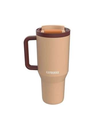 Thermal mug with telescopic straw Kambukka Rio Tumbler 950ml Almond Dream