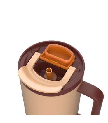 Thermal mug with telescopic straw Kambukka Rio Tumbler 950ml Almond Dream