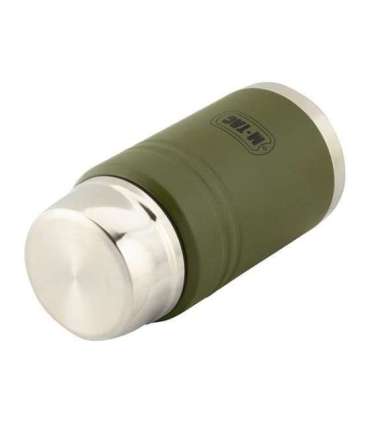 M-Tac UN-R02-750A Food thermos with foldable stainless steel spoon, 750 ml, olive green
