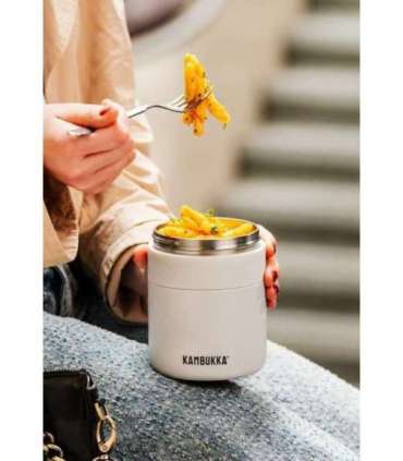 Dinner thermos Kambukka Bora 600 ml Chalk White (11-06013)