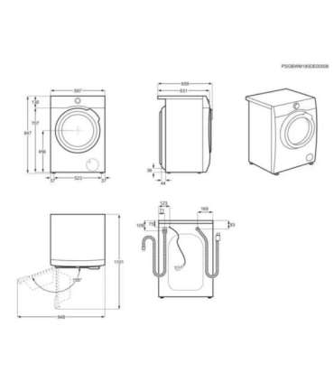 Washer-Dryer AEG LWR73164Q