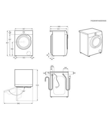Washer-Dryer AEG LWR85165O
