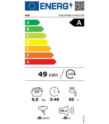 Washing machine AEG LFR61944BE