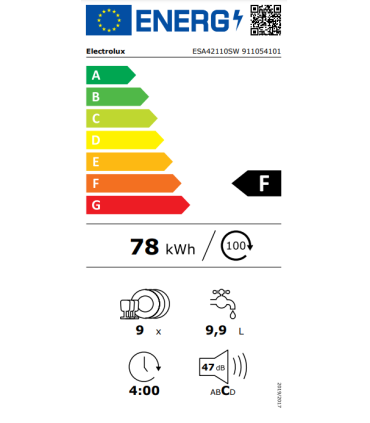 Dishwasher ELECTROLUX ESA42110SW