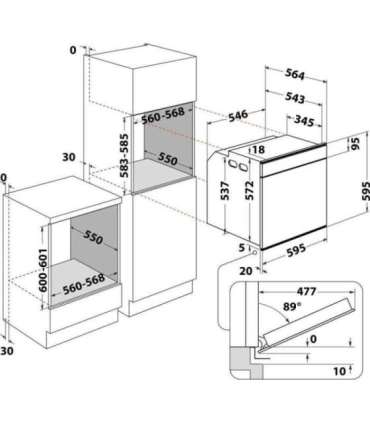 Built in oven Whirpool