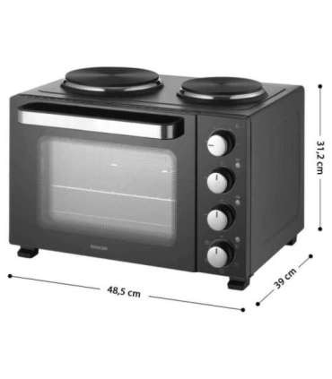 Mini oven Sencor with 2 hot plates