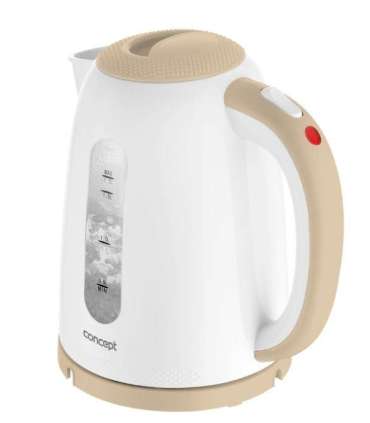 Concept RK2331 electric kettle 1.7 L 2200 W Beige, White