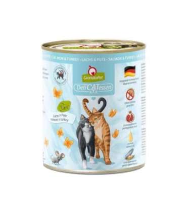 GRANATAPET DeliCATessen Salmon and turkey - wet cat food - 800g