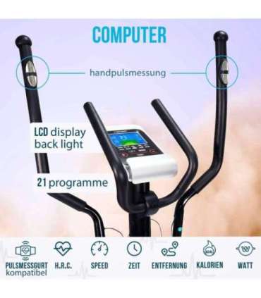 Эллиптический тренажер CHRISTOPEIT AX 8000 (совместим с кардиопередатчиком)