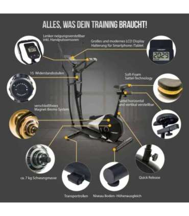 Elliptiline/velotrenažöör CHRISTOPEIT CT 6