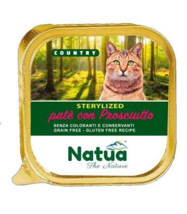 Natua Country Sterilized Ham - Szynka dla kotów sterylizowanych karma mokra dla kota tacka 100g