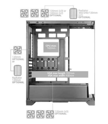 TACENS MARS MC-PRISMA ATX-obudowa