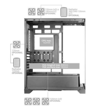 TACENS MARS MC-PRISMA ATX-obudowa