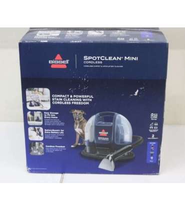 SALE OUT. Bissell Carpet and Upholstery Cleaner SpotClean Mini Cordless operating Washing function 24 month(s)