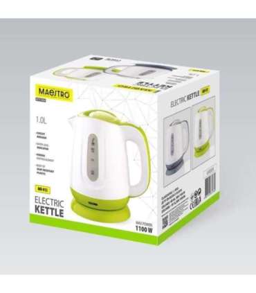 Electric kettle MAESTRO MR013 1 L 1100 W (MR-013-GREEN) Green, White