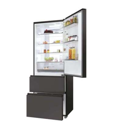 Haier 3D 70 Serie 5 HTR5719ENPT Freestanding 528 L Black