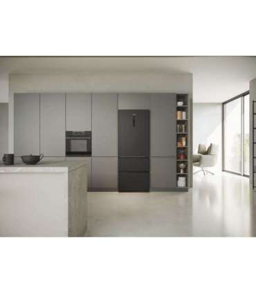 Haier 3D 70 Serie 5 HTR5719ENPT Freestanding 528 L Black