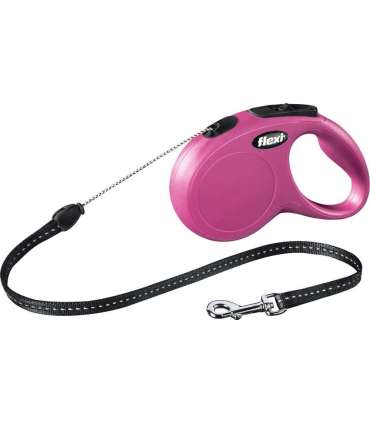 Flexi New CLASSIC 5 m Pink Dog Retractable lead