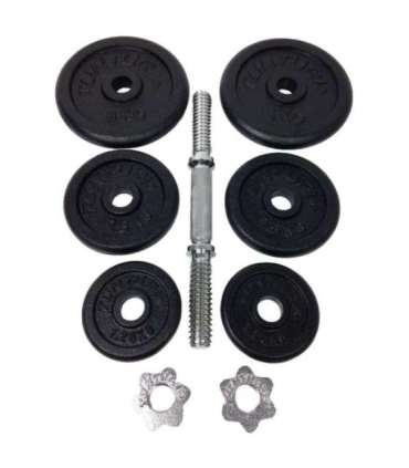 Hantel TUNTURI Dumbbell Set 20kg, screw