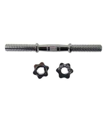 Hantlikang TUNTURI Banana-shaped Chrome bar, 38cm