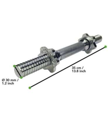 Hantel TUNTURI Dumbbell Set 15kg, screw