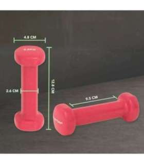 Гантели TUNTURI Vinyl Dumbbells 2 x 0,5 кг, розовый