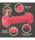 Hantlid TUNTURI Vinyl Dumbbells 2 x 0,5 kg, roosa