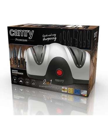 Camry Knife sharpener CR 4469 Electric Black/Silver 60 W 2
