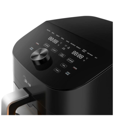 Midea Two Zone Airfryer MAD1100DADK Power 1850 W Capacity 4.4/6.4 L Rapid Air technology Black