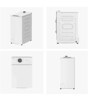 Midea Washing Machine MF100T60B/W-HR Energy efficiency class A Top loading Washing capacity 6 kg 1200 RPM |