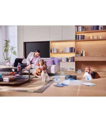 Midea Robot Vacuum Cleaner V15 Wet&Dry 5200 mAh Dust capacity 3 L 16200 Pa Black