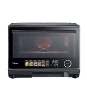 Midea Microwave oven MSO25H Free standing 25 L 1000 W Convection Grill Black